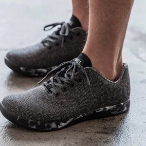 NOBULL Black Heather Granite Trainer CrossFit Tennis Shoes Gray Unisex